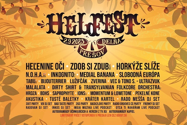 Kapela Heľenine Oči má novú pesničku. Je ňou hymna pilotného ročníka ich festivalu HELFEST