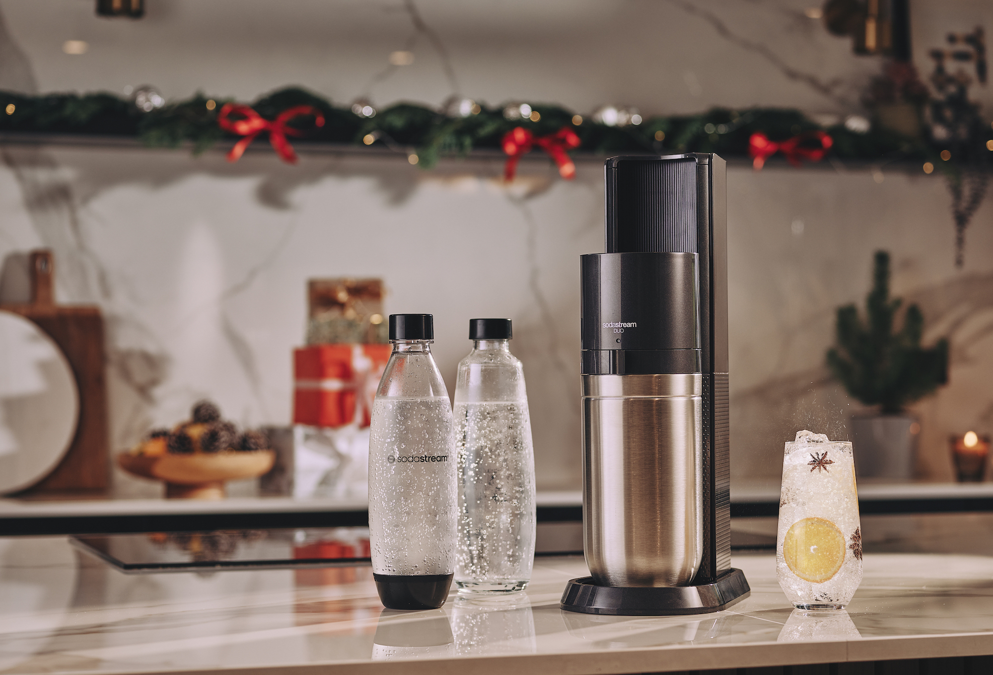 SodaStream DUO používa fľaše sklenené aj plastové, určené na dlhodobé používanie.