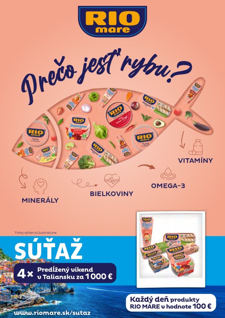 SÚŤAŽ! Zapojte sa do súťaže s Rio Mare a vyhrajte nezabudnuteľný víkend v Taliansku!