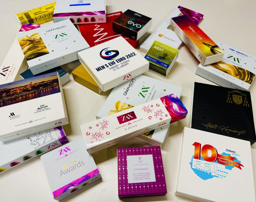 Pralinky ZAX sú ideálny tip na firemné darčeky, darujte zážitok. 