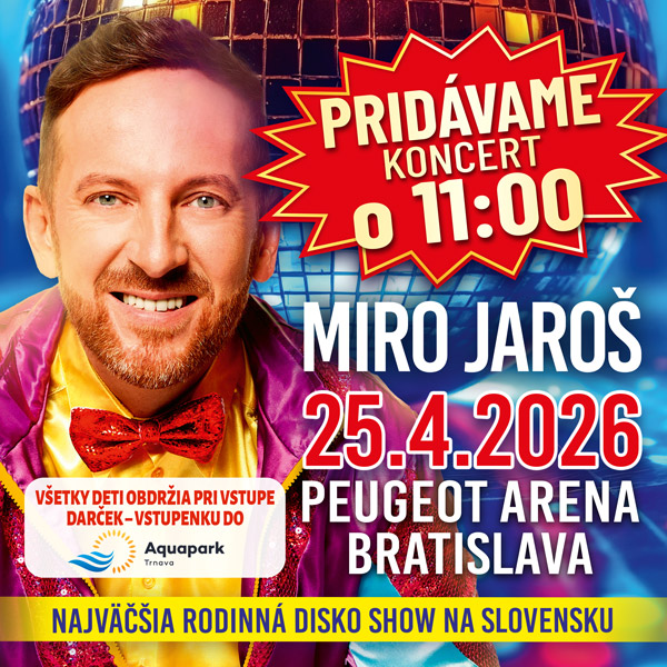 Miro Jaroš pre obrovský záujem pridáva druhý koncert svojej rodinnej disko show