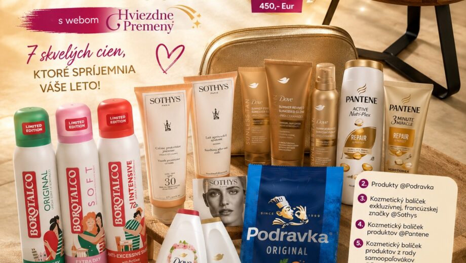 Veľká letná súťaž Hviezdnych Premien je tu! Hrá sa o hodnotné ceny, ktoré potešia každého milovníka krásy aj štýlového bývania