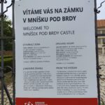 Zámok Mníšek pod Brdy v stredných Čechách.